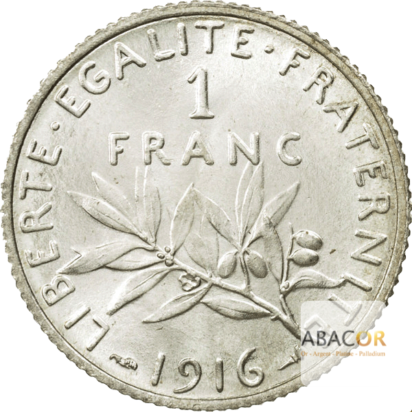 1 Franc Semeuse (1898-1920)