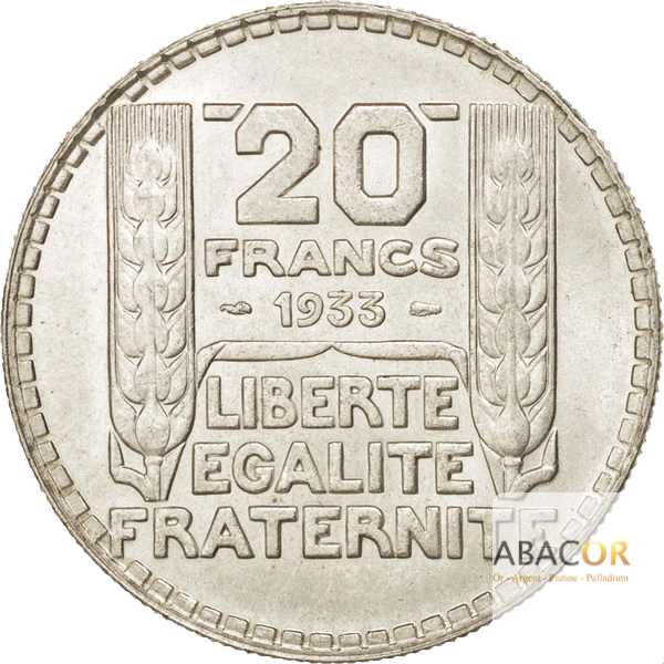 20 Francs Turin (1929-1939)