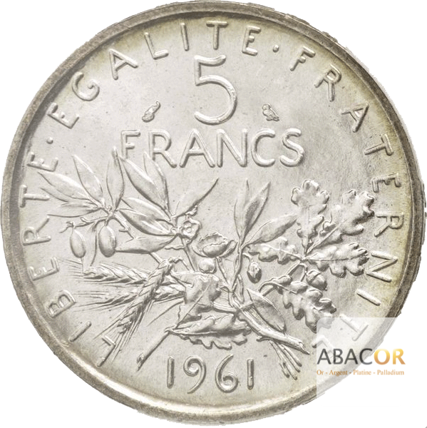 5 Francs Semeuse (1959-1969)