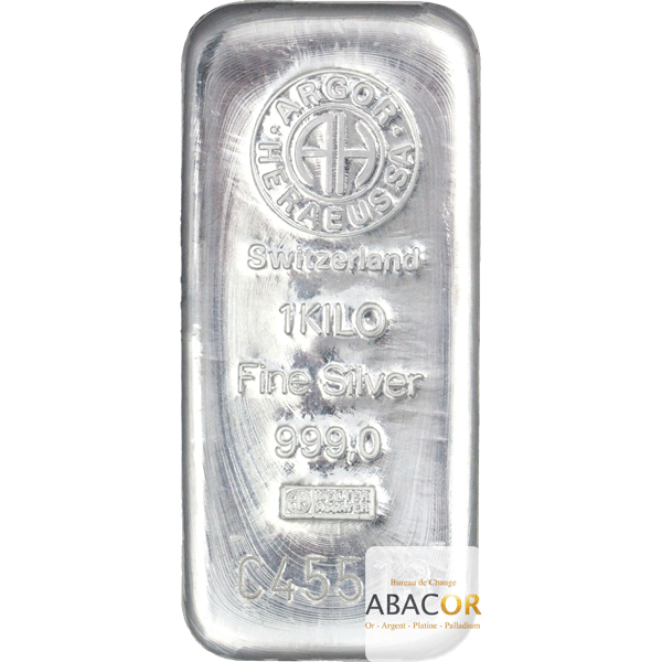 lingot argent 1kg